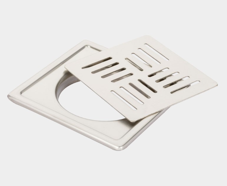 PR-103 Floor Drainer Stainless Steel Commercial Kitchen Drain Board Heavy-Duty Grate Tray Water Drainage Rack Restaurant Floor Sink Industrial Food Prep Anti-Slip Rustproof Easy Clean Professional Grade Durable Welded Frame